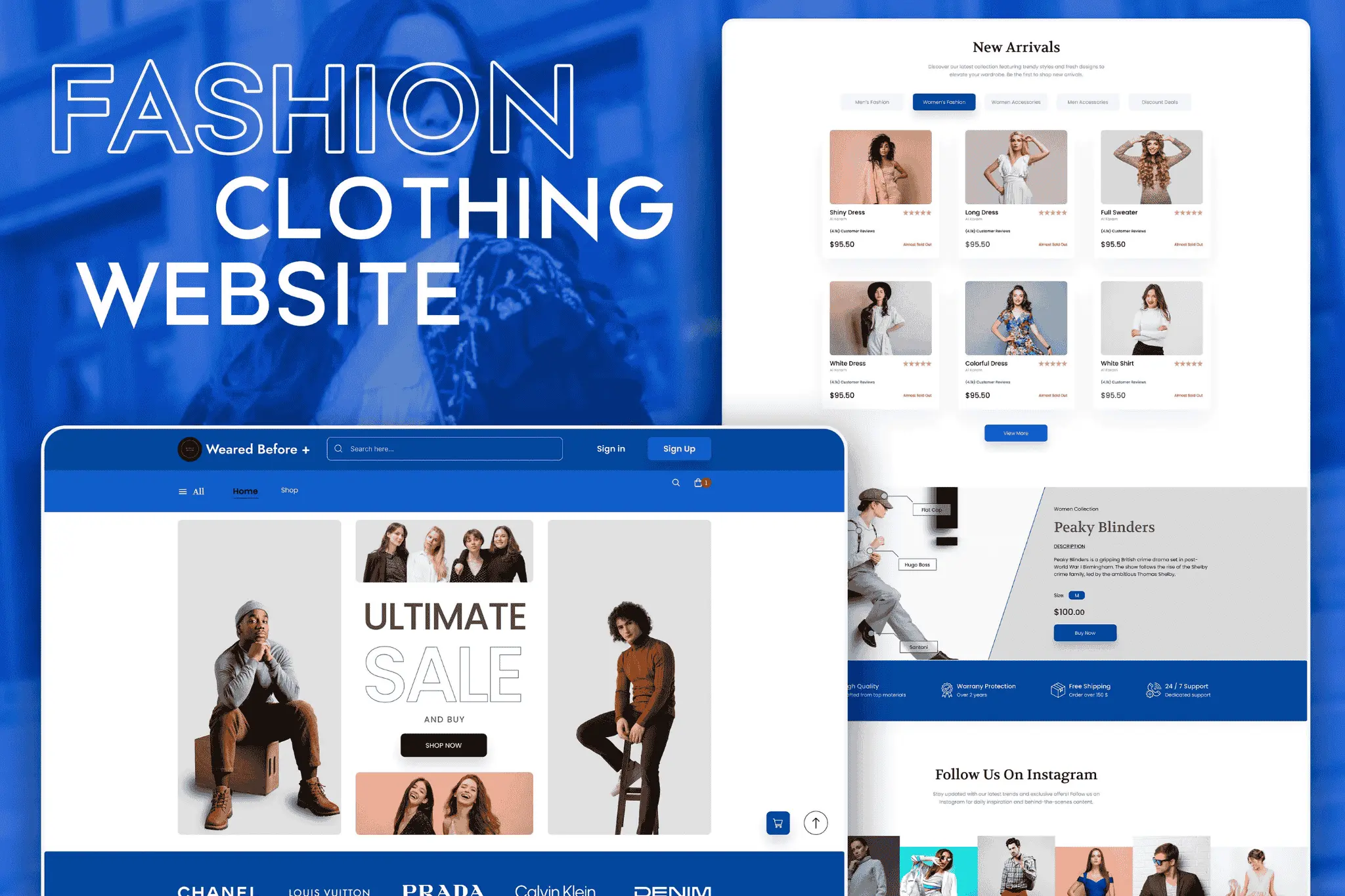 E-commerce web design